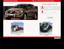 Tablet Screenshot of exclusivecars.com.pl